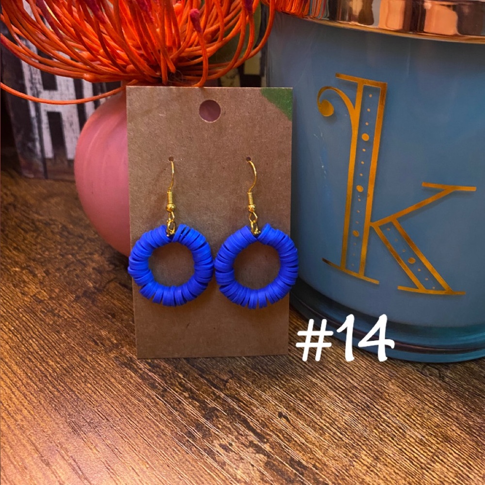 Colorful Hoop Earrings - Picture 13 of 15